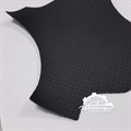 фото черной экокожи Альтона перфорированная