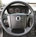 Оплетка на руль SsangYong Rexton из натуральной кожи фото