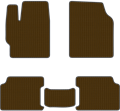 Коричневые коврики EVA Nissan Terrano 3 - фото