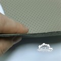 светло-серая перфорированная экокожа altona изображение