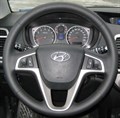 КОЖАНАЯ НАКЛАДКА НА РУЛЬ HYUNDAI I20